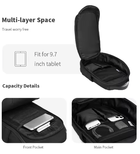 Ozuko Büyük Kapasiteli Su Geçirmez Erkek Göğüs, Crossbody Omuz Çantası 