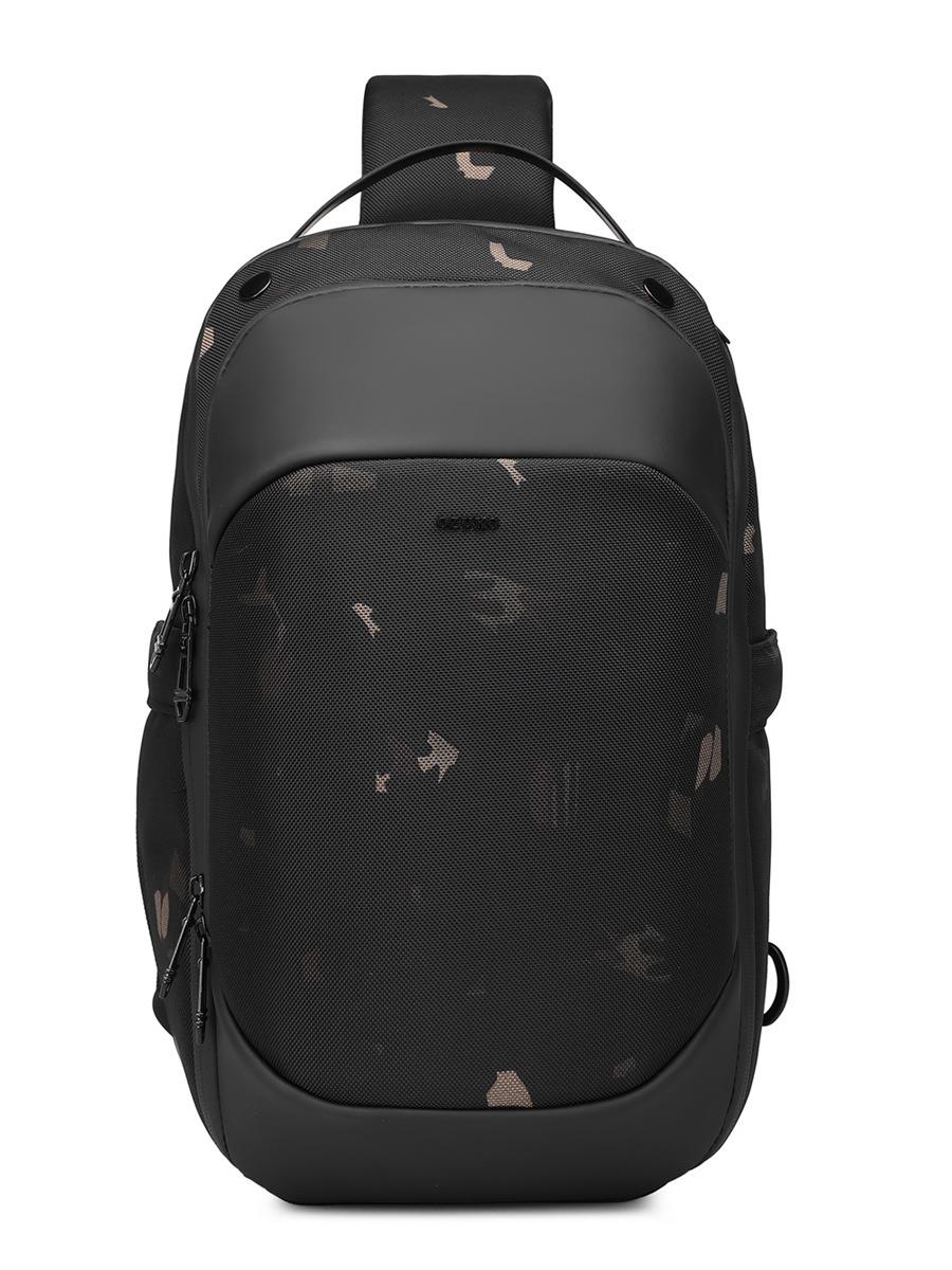 Ozuko Büyük Kapasiteli Su Geçirmez Erkek Göğüs, Crossbody Omuz Çantası 