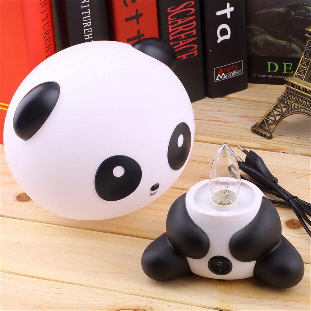 Panda Model Tasarımlı Çocuk Masa Gece Lambası