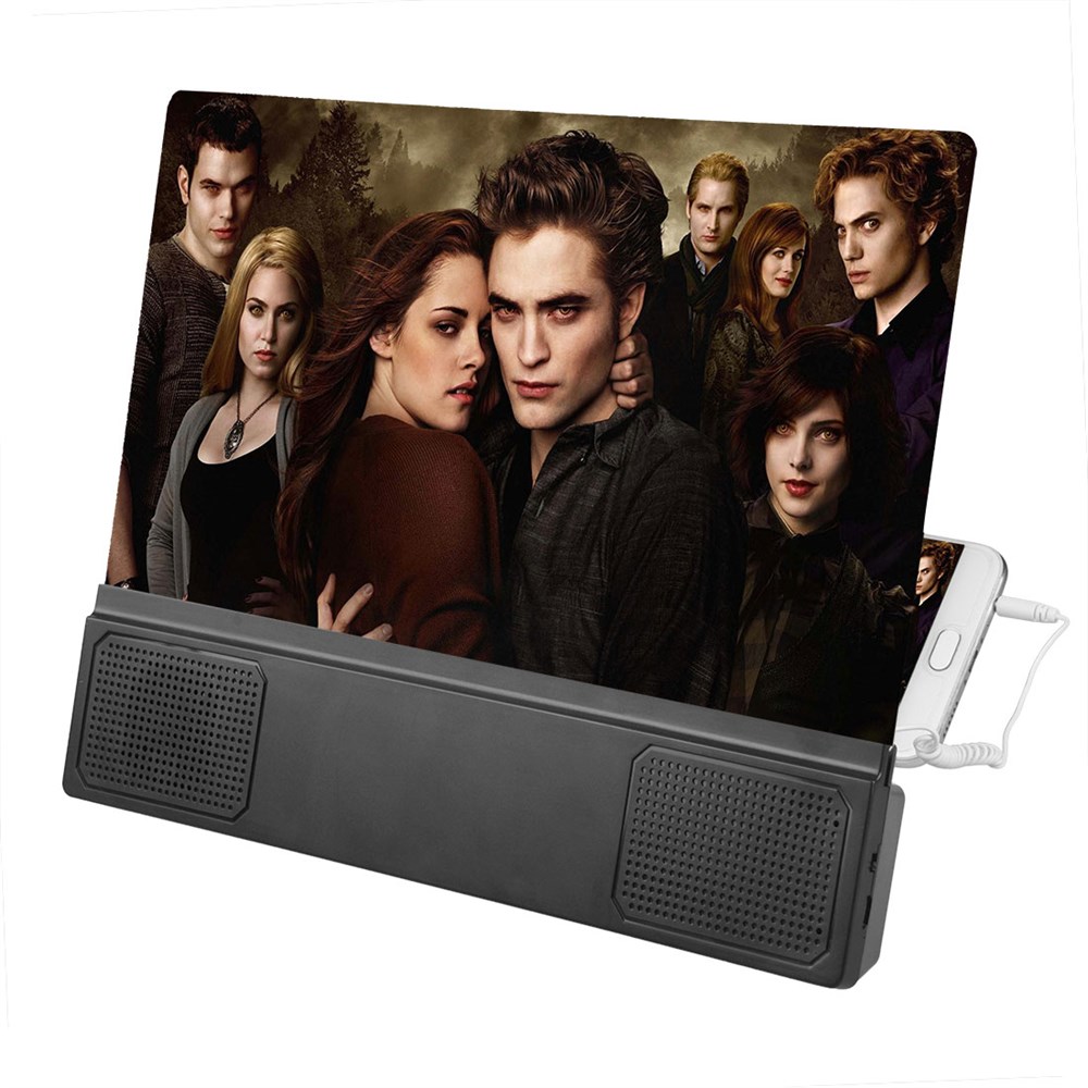 Pilli Ve Kablolu Hoparlörlü HD Telefon Ekran Büyüteci