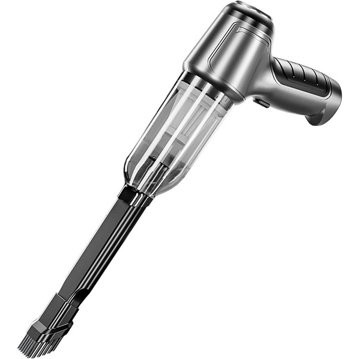 Plaza El Tipi Araba Elektrikli Süpürge Araba Panoları Için Nozullarla Ev Ofis Gri