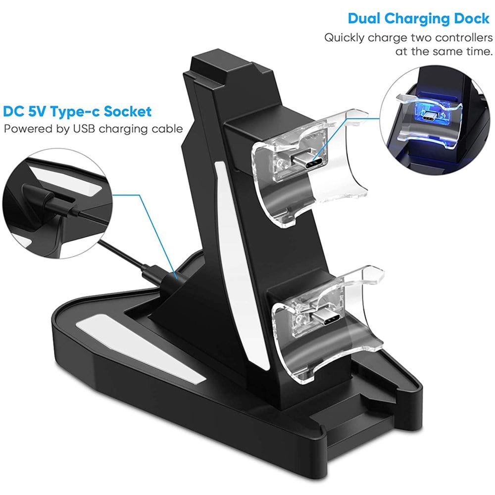 PS5 Çift Kontrol Cihazları için Kontrol Cihazı Şarj Cihazı