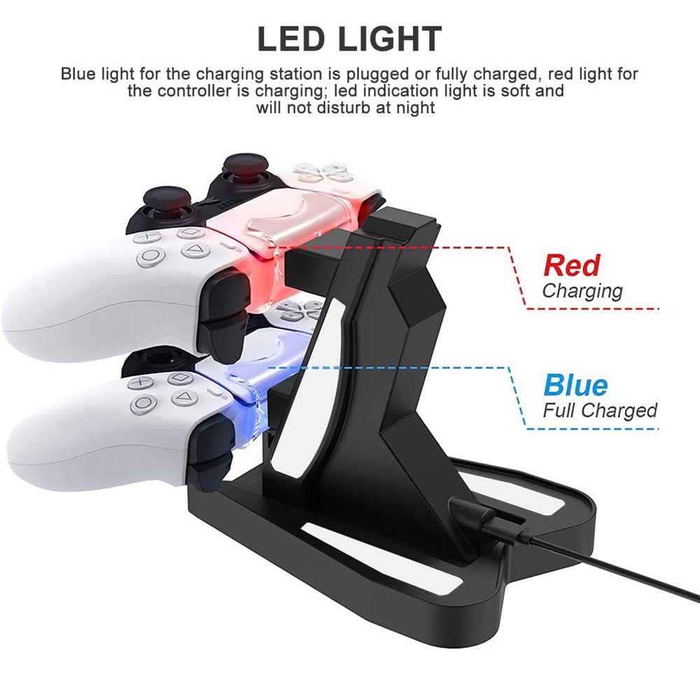 PS5 Çift Kontrol Cihazları için Kontrol Cihazı Şarj Cihazı