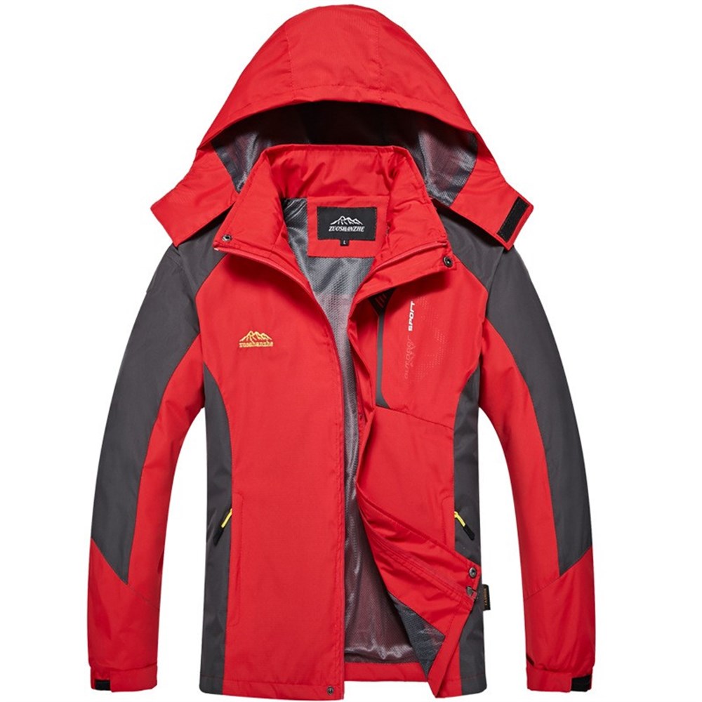 Rüzgar Ve Su Geçirmez Kayak Dağcılık Kalın Ceket Mont