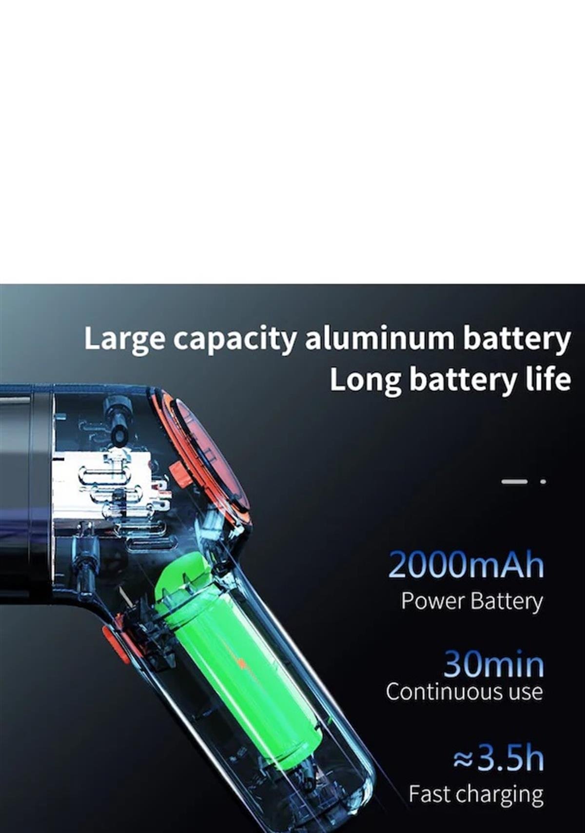 Shanen KM119 Şarjlı Kablosuz Araba Elektrik Süpürgesi