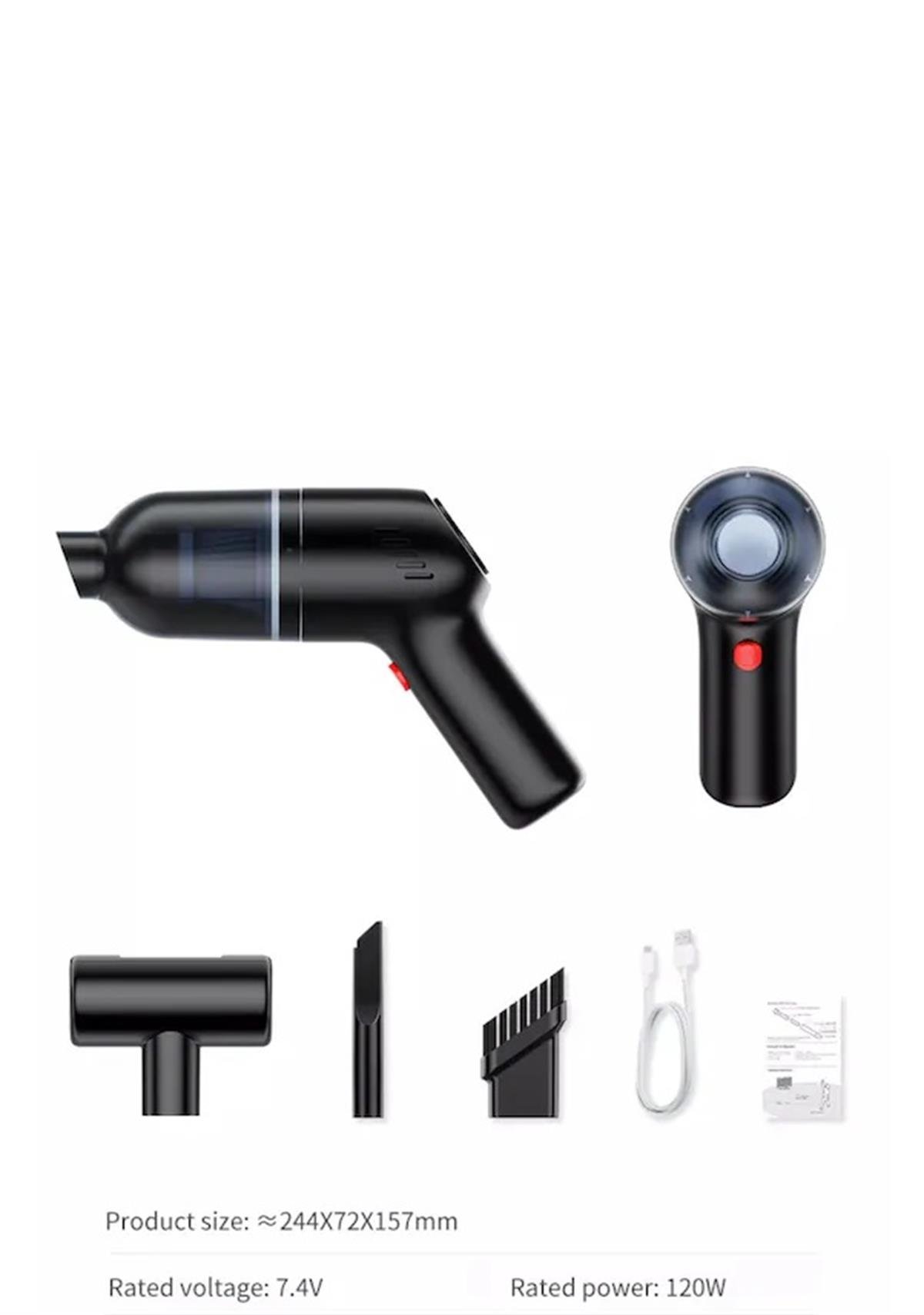 Shanen KM119 Şarjlı Kablosuz Araba Elektrik Süpürgesi