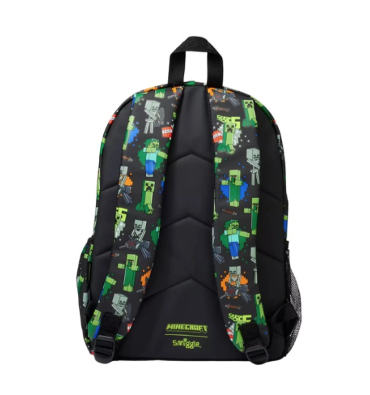 Smiggle Minecraft Büyük Boy Öğrenci Okul Sırt Çantası 42 30 Cm Yeşil