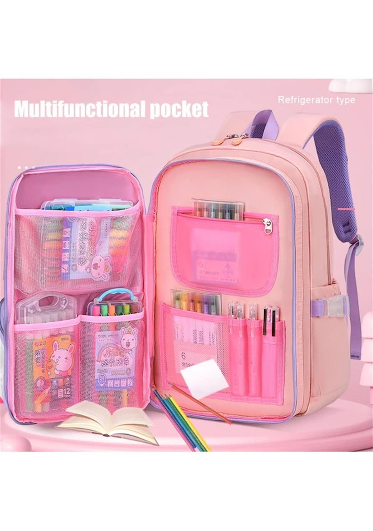 Sones Xgoods Su Geçirmez Büyük Kapasiteli İlkokul Sırt Çantası 001