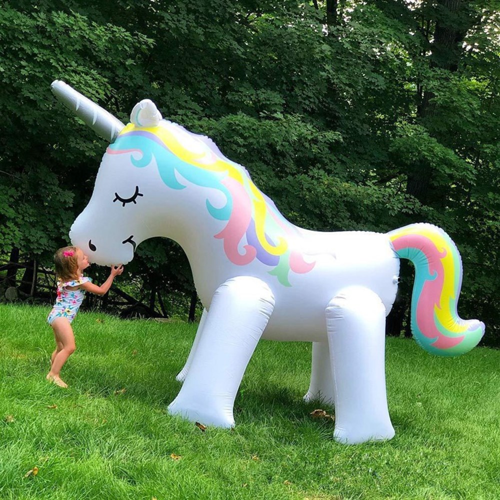 Su Püskürten Şişme Unicorn 230x90cm