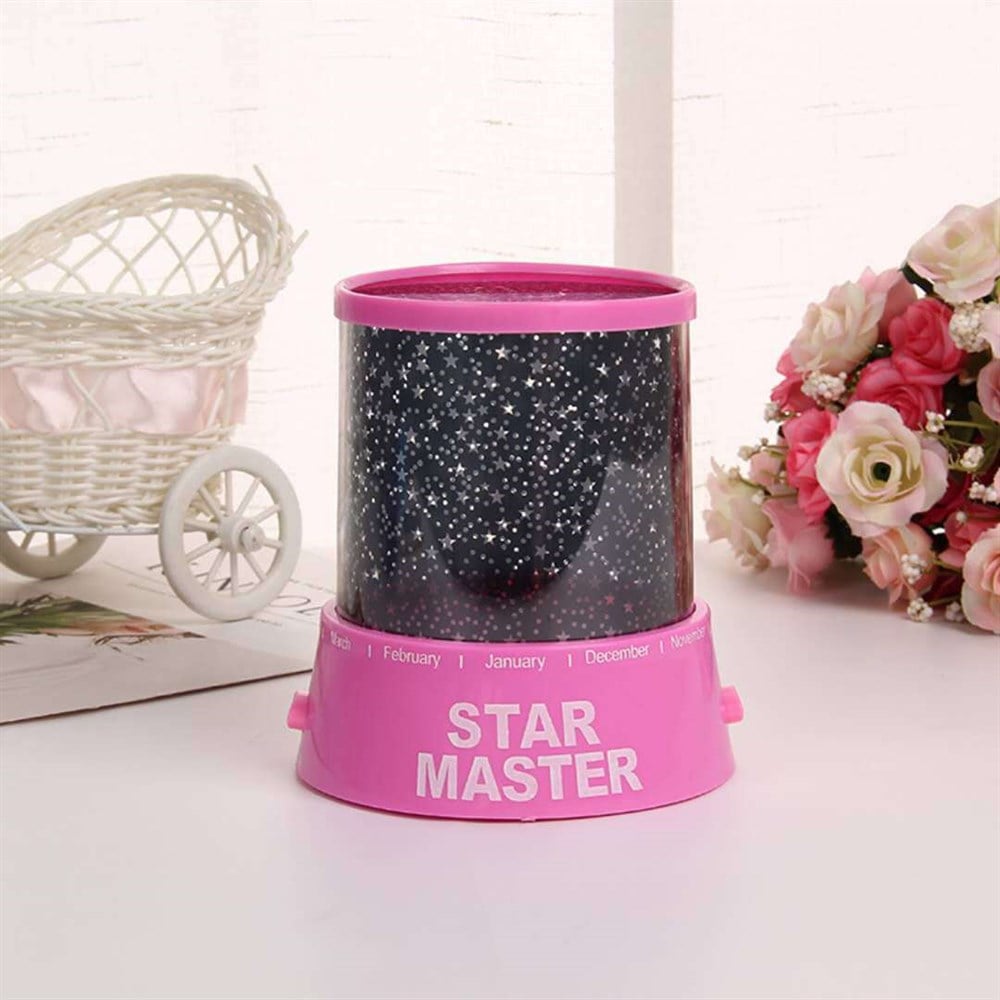 Taşınabilir Led Yıldızlı Projektör Gece Lambası