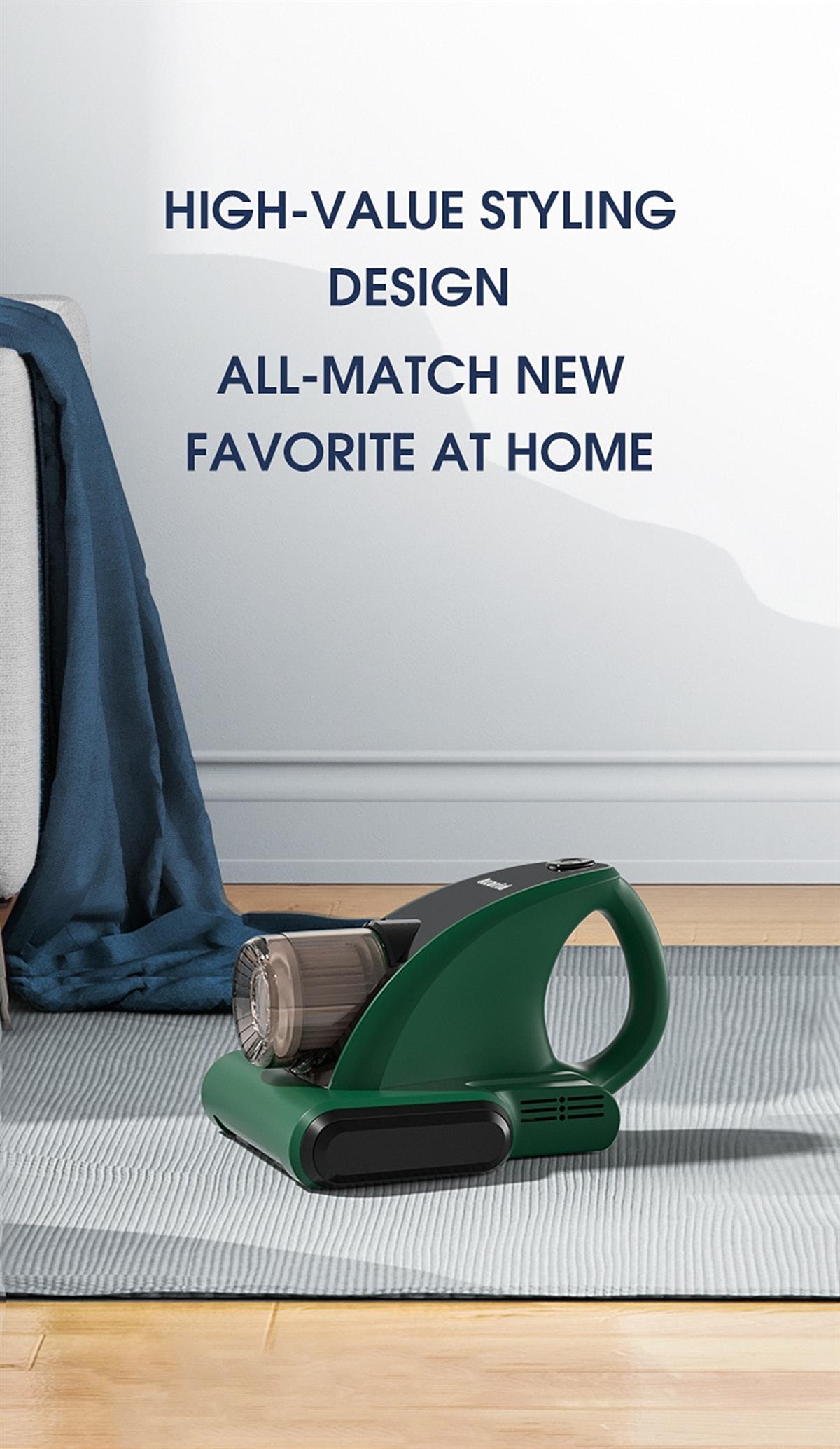 Tcherchi 10kpa Akar Temizleme Elektrikli Süpürge Kablosuz Güçlü Emiş 2000 mah Usb Şarj Edilebilir