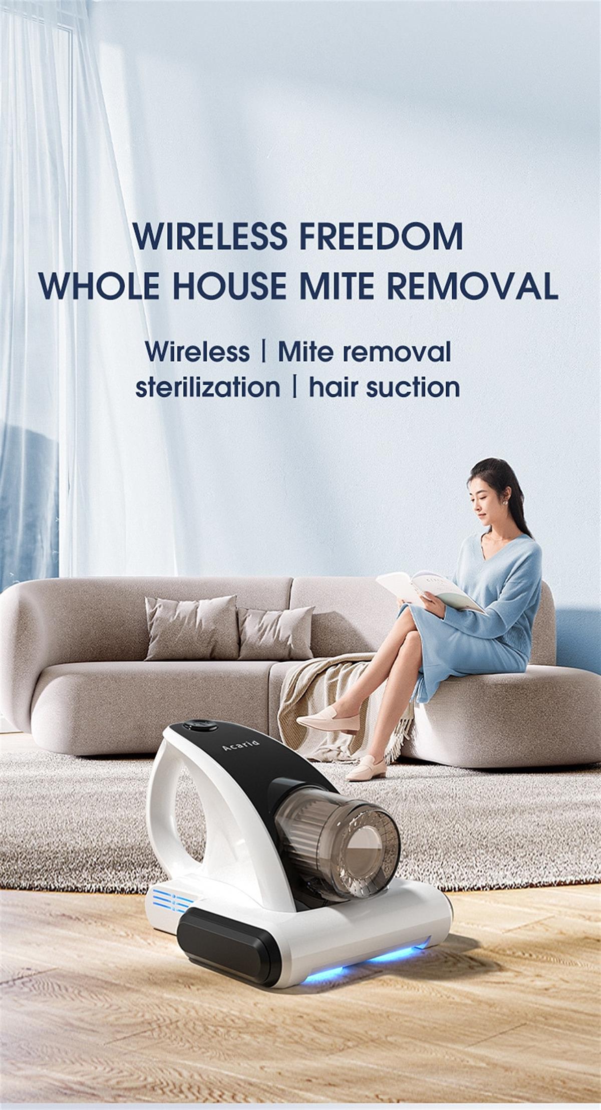 Tcherchi 10kpa Akar Temizleme Elektrikli Süpürge Kablosuz Güçlü Emiş 2000 mah Usb Şarj Edilebilir