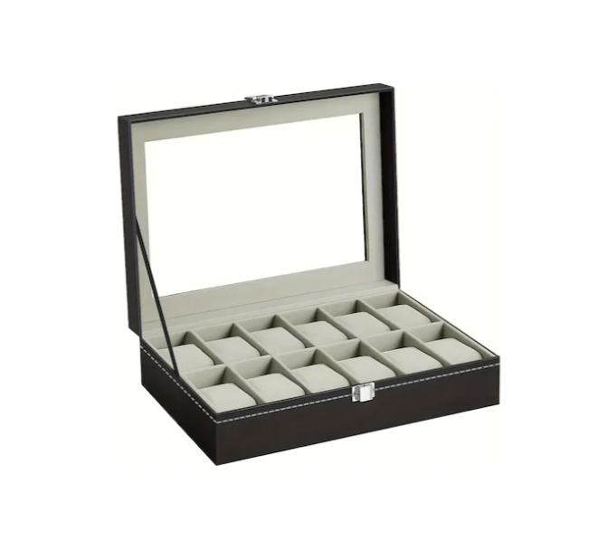 Tcherchi 12 Yuvalı Saat Saklama Kutusu 001