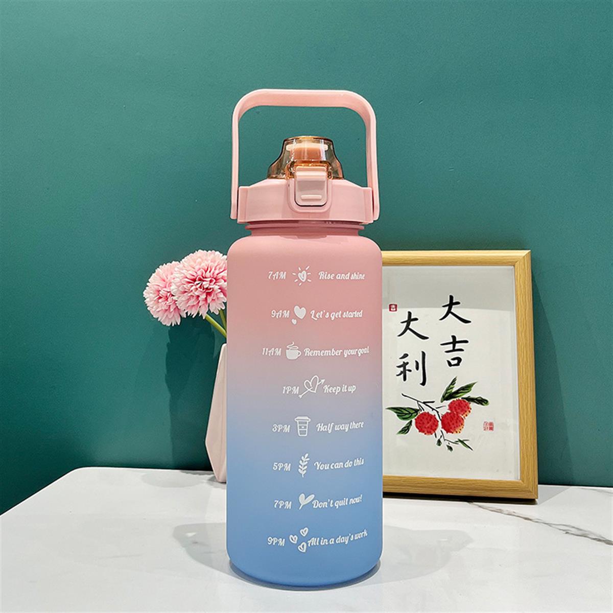 Tcherchi 2000 Ml Büyük Kapasiteli Sızdırmaz Spor Su Şişesi