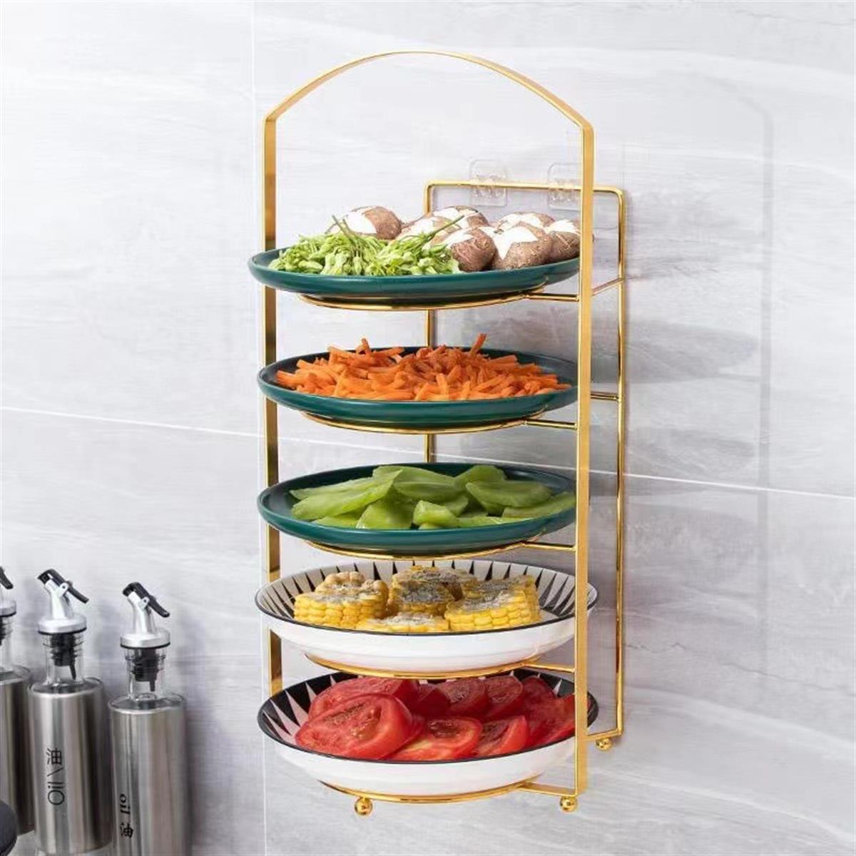 Tcherchi 5 Katlı Yuvarlık Sunumluk 45cm