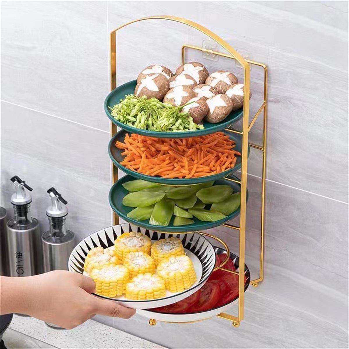 Tcherchi 5 Katlı Yuvarlık Sunumluk 45cm