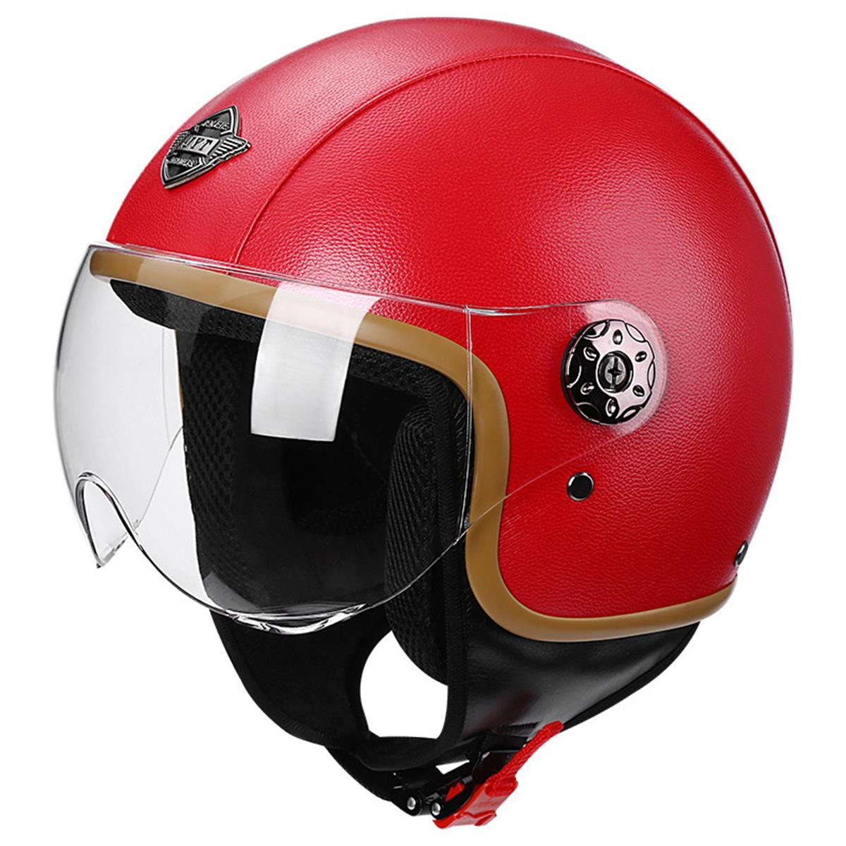 Tcherchi 50-60cm Retro Yarım Motosiklet Kaskı