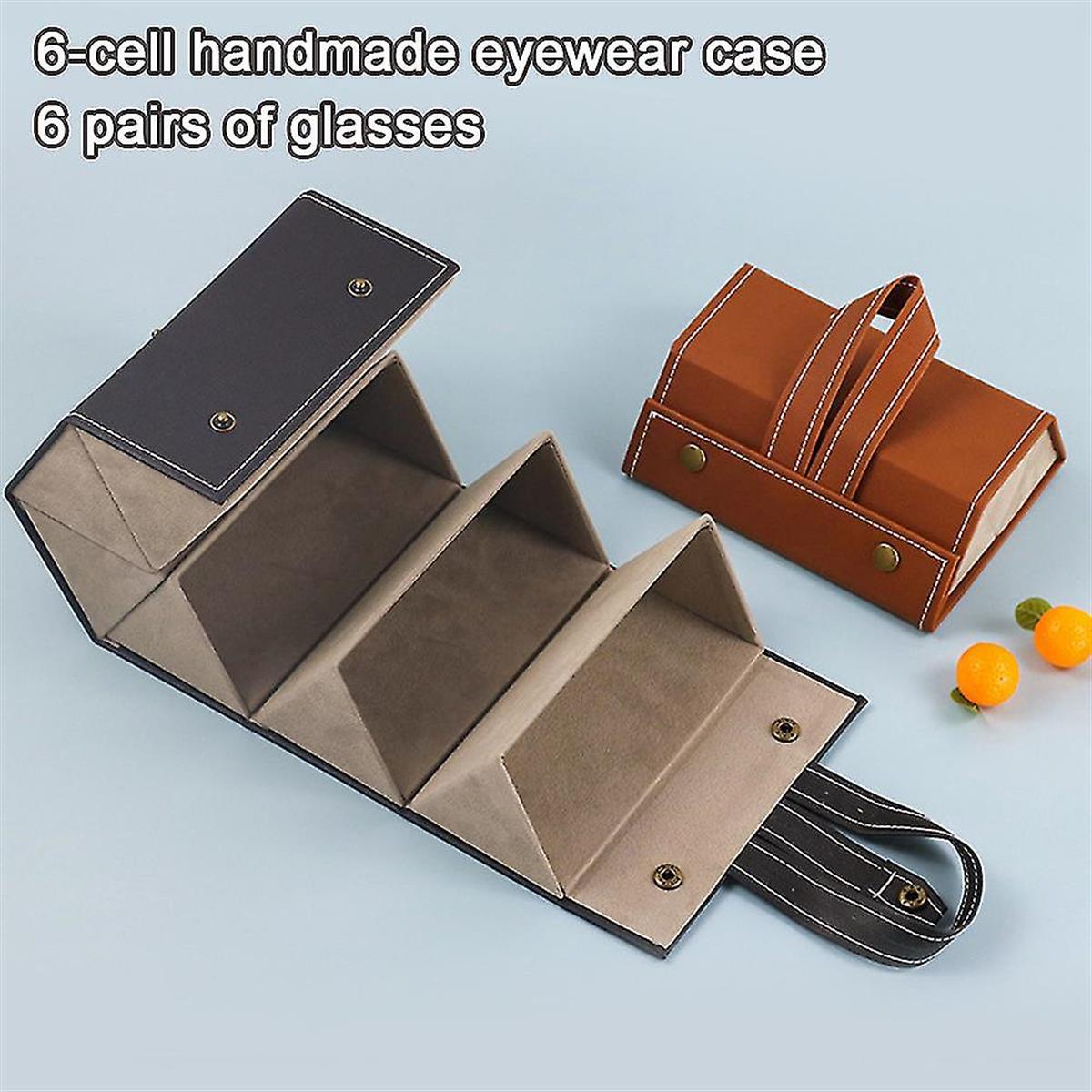 Tcherchi 6 Bölmeli Gözlük Saklama Kutusu