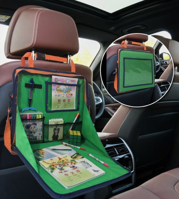 Tcherchi Araba Koltuğu Askısı Çocuk Yemek Masası, Çalışma Masası Çantası Çok Renkli