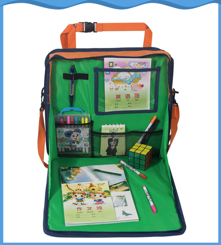 Tcherchi Araba Koltuğu Askısı Çocuk Yemek Masası, Çalışma Masası Çantası Çok Renkli