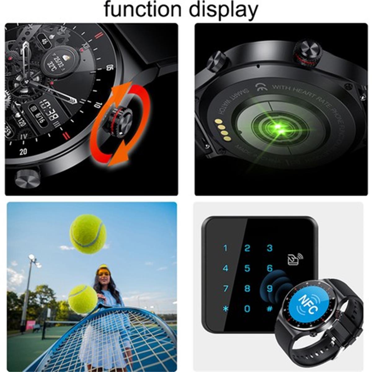 Tcherchi  Bluetooth Su Geçirmez Akıllı Saat