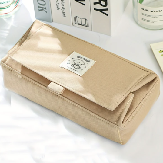 Tcherchi Büyük Kapasiteli Şık Ve Dayanıklı Kanvas Kalem Kutusu