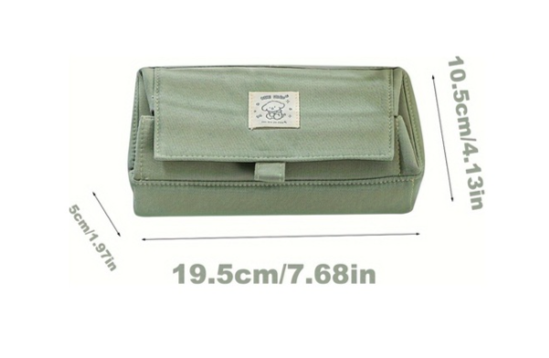 Tcherchi Büyük Kapasiteli Şık Ve Dayanıklı Kanvas Kalem Kutusu