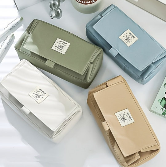 Tcherchi Büyük Kapasiteli Şık Ve Dayanıklı Kanvas Kalem Kutusu