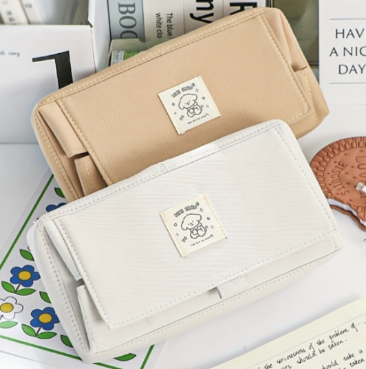 Tcherchi Büyük Kapasiteli Şık Ve Dayanıklı Kanvas Kalem Kutusu