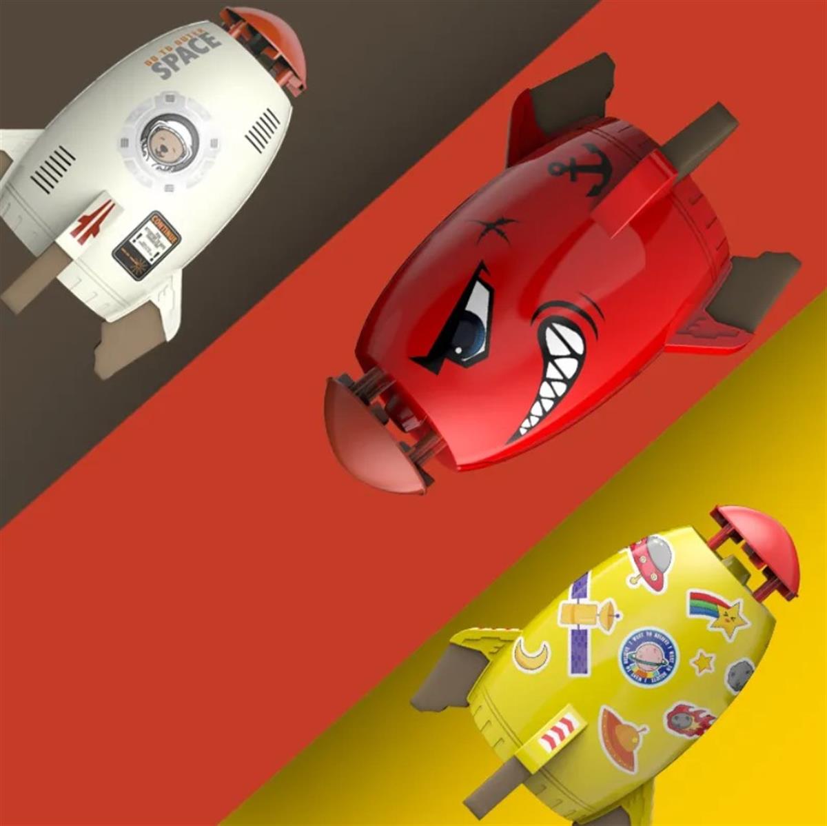 Tcherchi Çocuklar İçin Uçan Roket Fıskiye