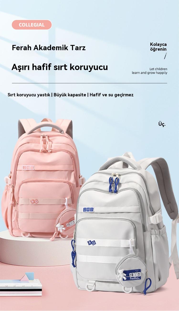 Tcherchi Çocuklar İçin Yüksek Kaliteli Hafif Okul Sırt Çantası