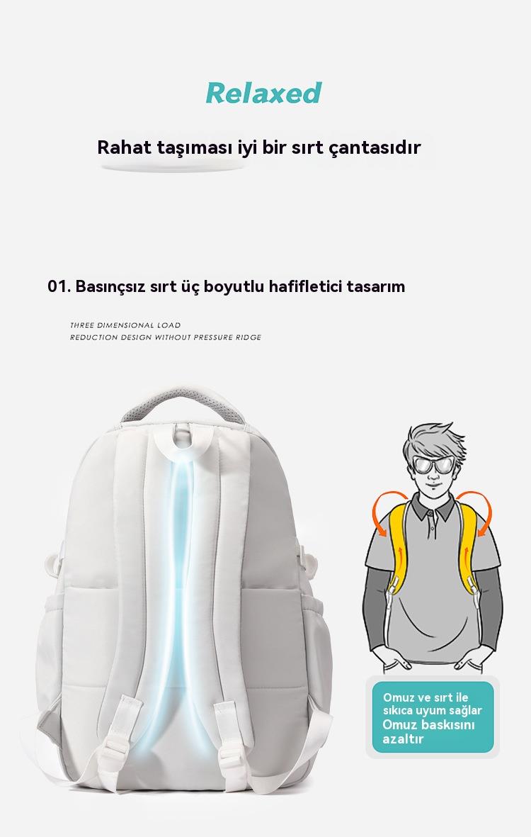 Tcherchi Çocuklar İçin Yüksek Kaliteli Hafif Okul Sırt Çantası