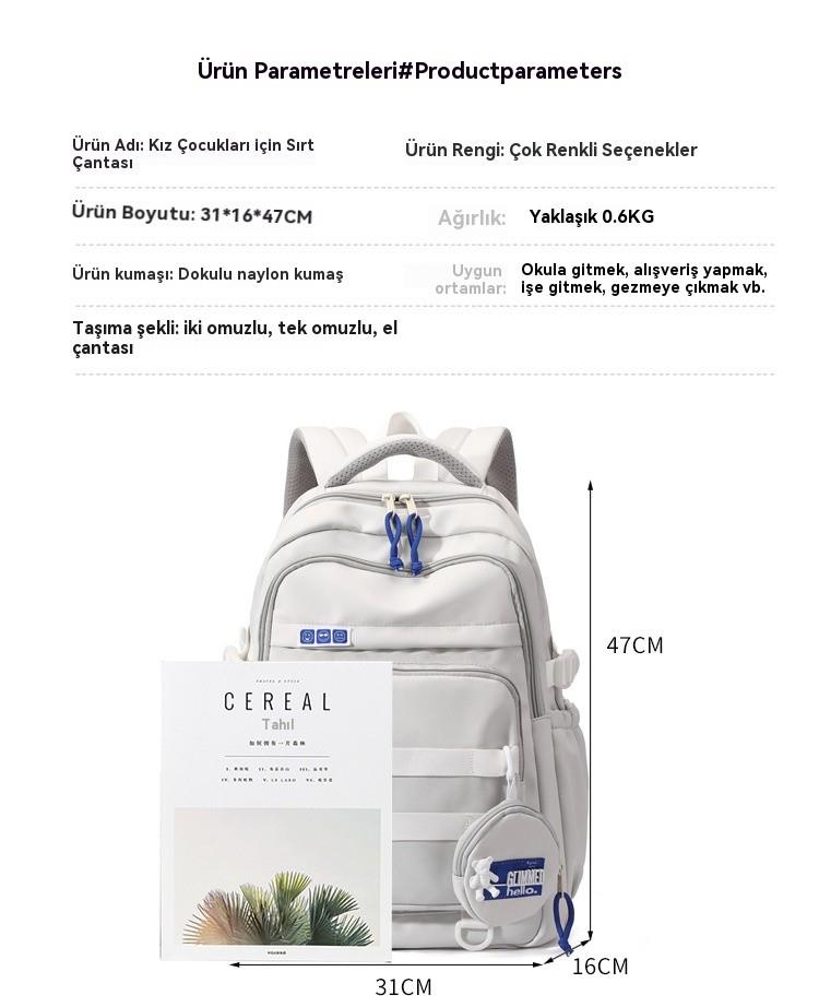 Tcherchi Çocuklar İçin Yüksek Kaliteli Hafif Okul Sırt Çantası