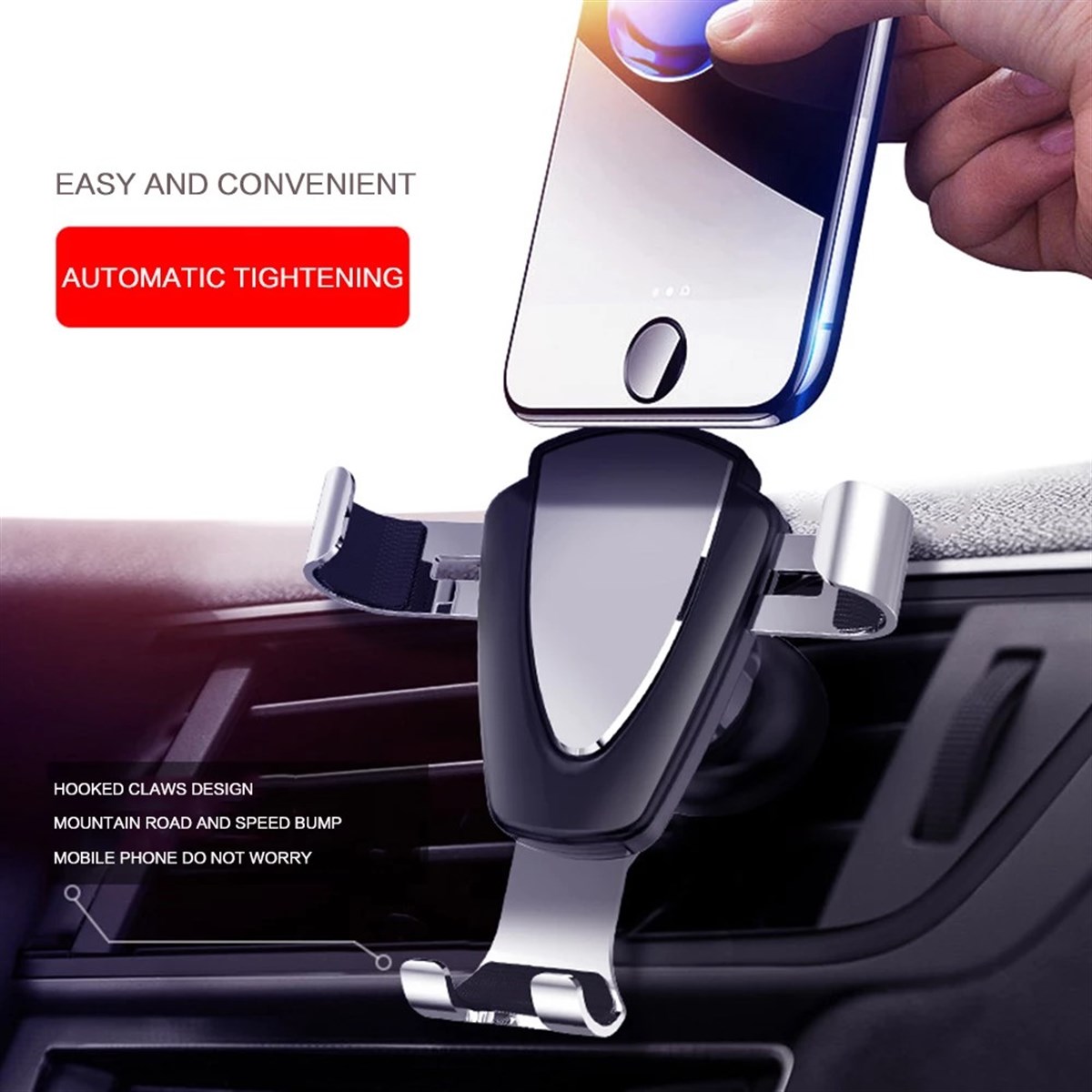 Tcherchi Çok Fonksiyonlu Araç İçi Cep Telefonu Tutacağı