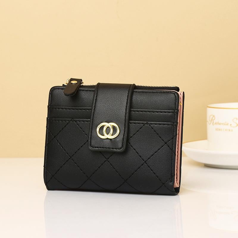 Tcherchı Çoklu Kart Yuvalı, Katlanır Mini Kadın Cüzdanı