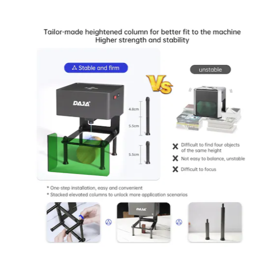 Tcherchı Daja DJ6 3000MW Cnc Diy Lazer Gravür Makinesi