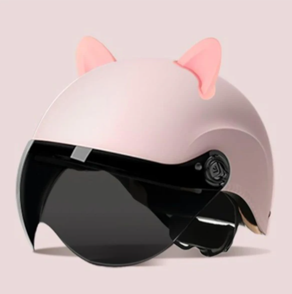 Tcherchi Dört Mevsim Motosiklet Kaskı Pembe