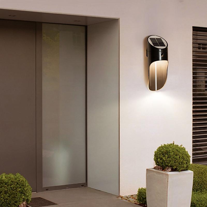 Tcherchi Duvar Lambası Su Geçirmez LED İndüksiyon Modern Bahçe Aydınlatması