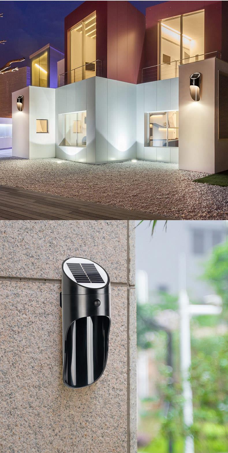 Tcherchi Duvar Lambası Su Geçirmez LED İndüksiyon Modern Bahçe Aydınlatması