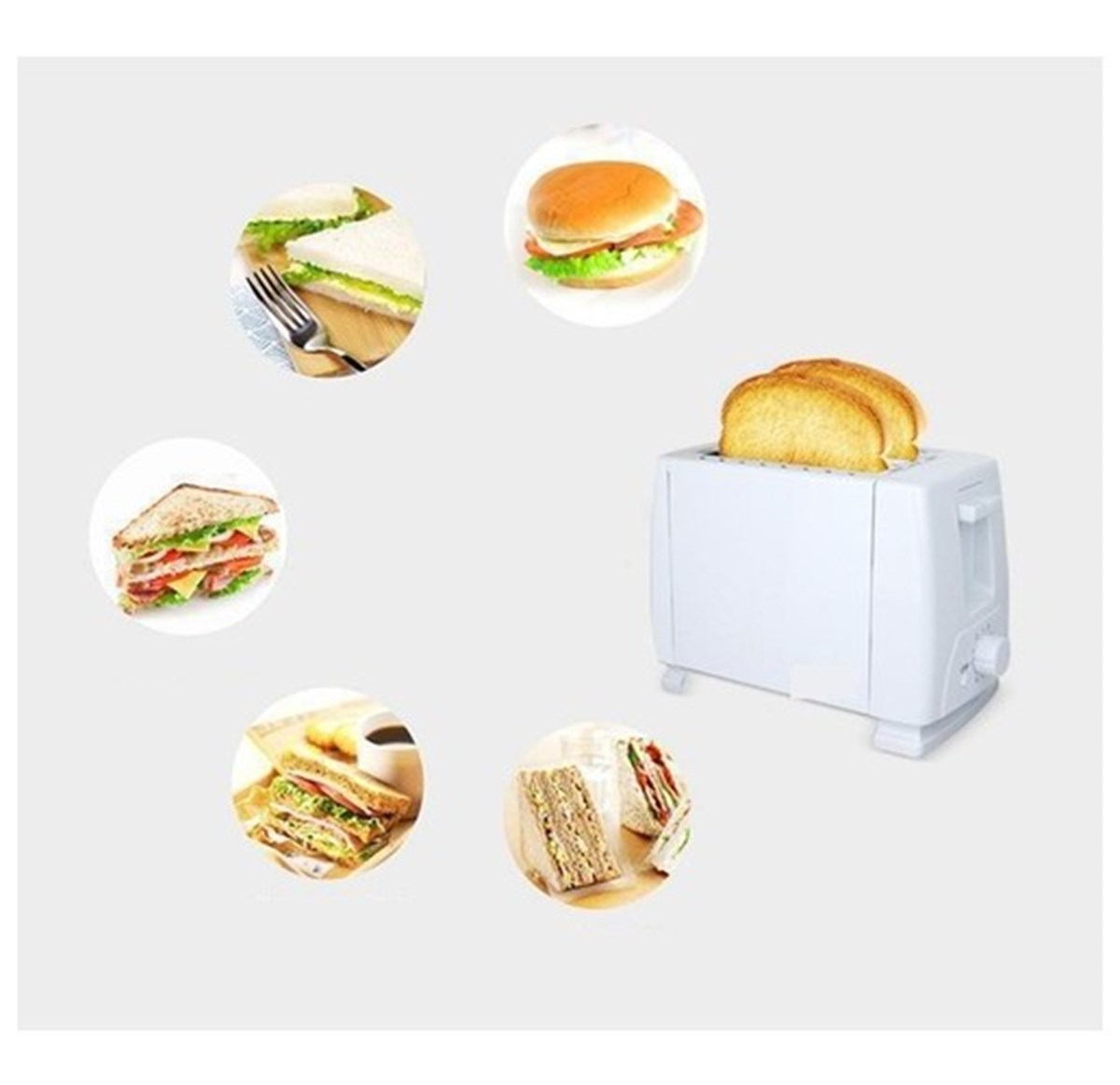 Tcherchi Elektrikli Çok İşlevli Ekmek Kızartma Makinesi