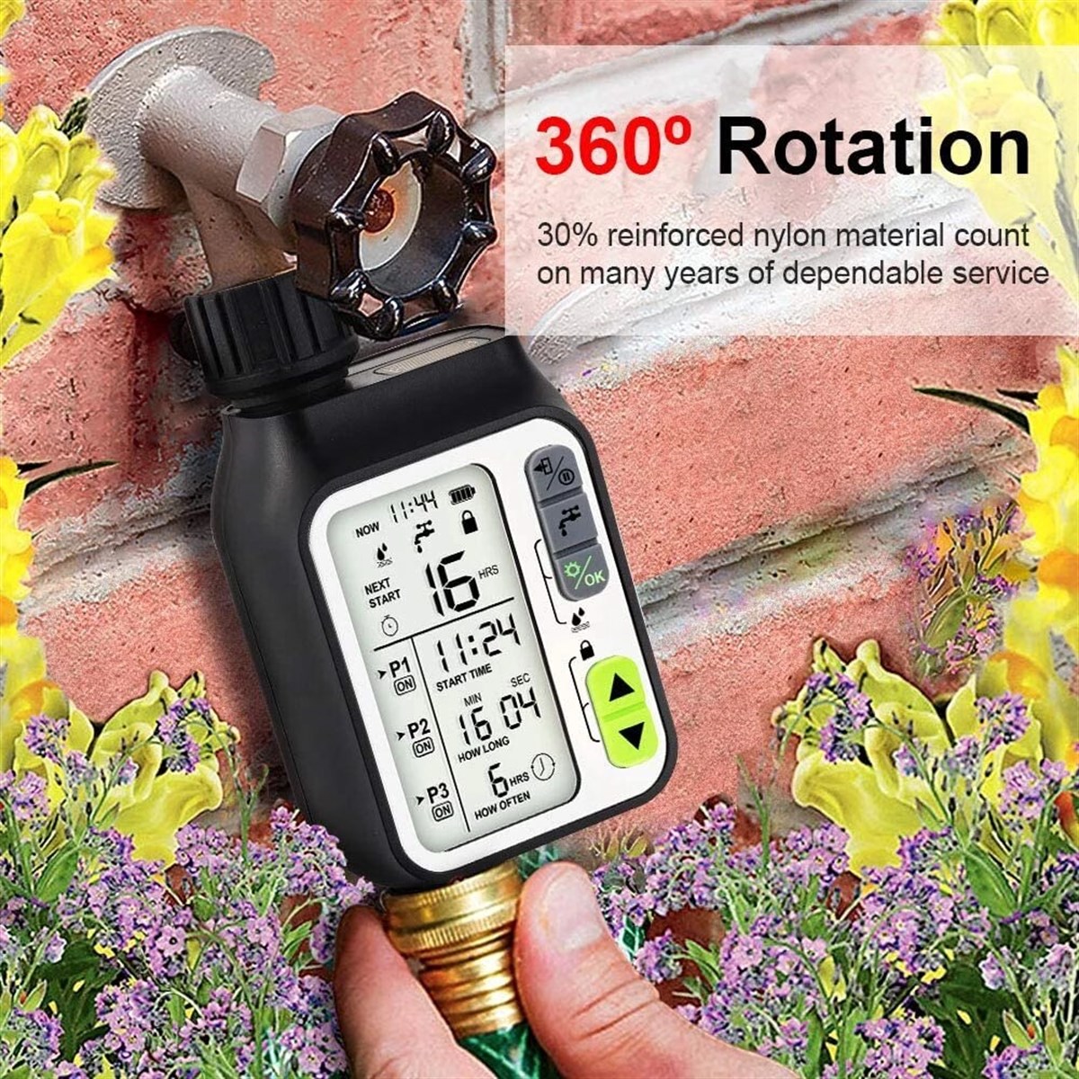 Tcherchi Elektronik Sulama Regülatörü Büyük LCD Ekranlı