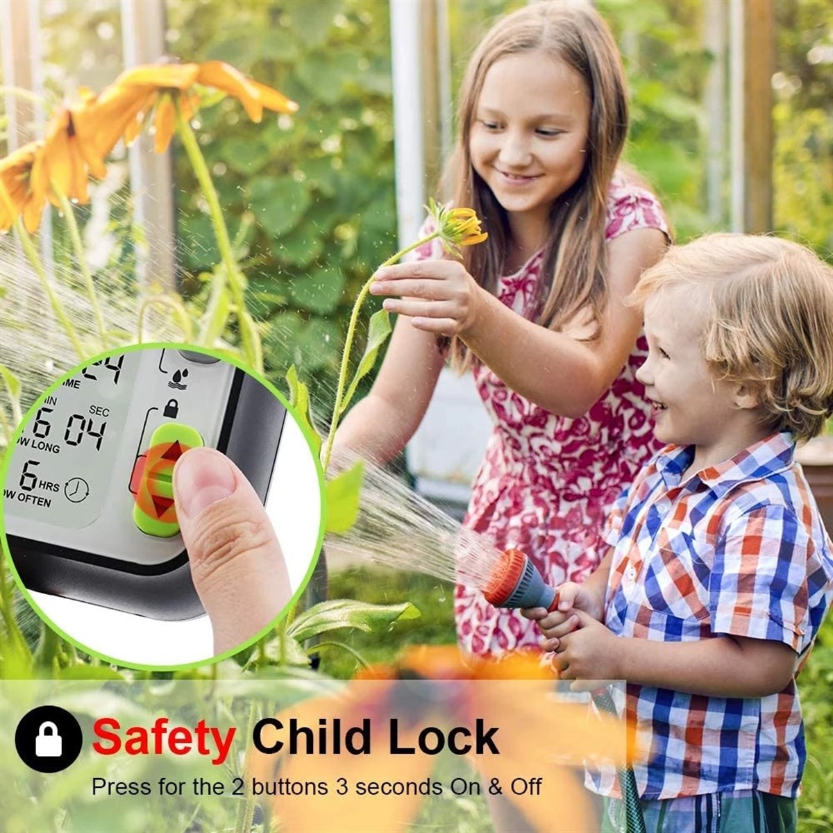 Tcherchi Elektronik Sulama Regülatörü Büyük LCD Ekranlı