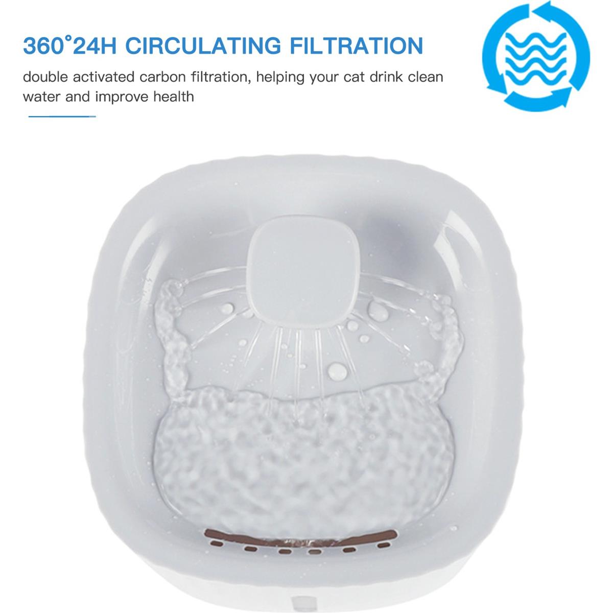 Tcherchi Evcil Hayvanlar Için Otomatik Su Sebili 3l