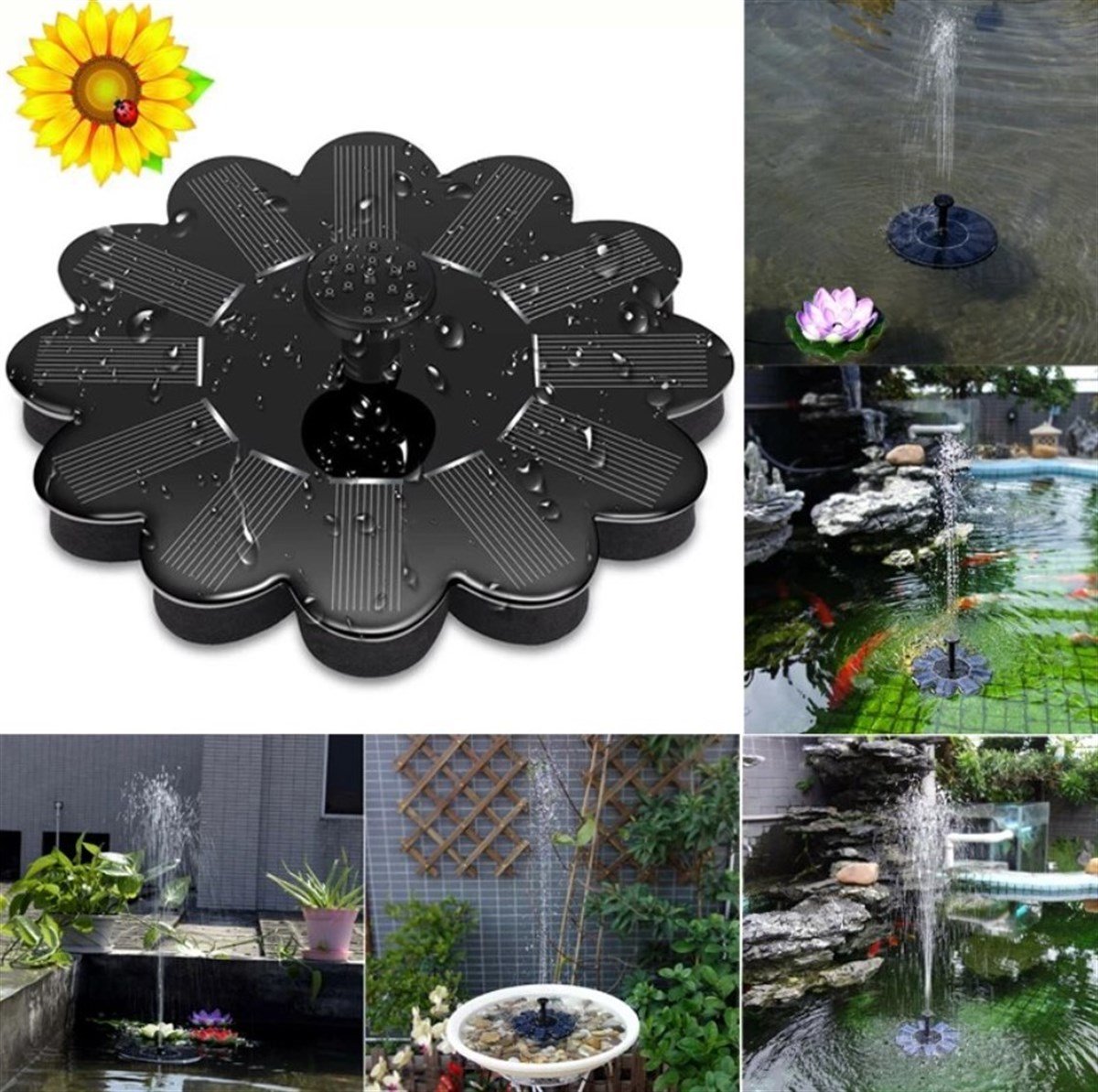 Tcherchi Güneş Enerjili Bahçe Fıskiyesi