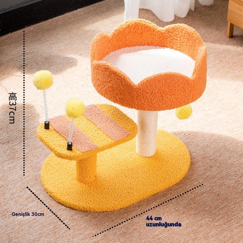 Tcherchi Honey Bee Kedi Tırmalama Pedli Kedi Yatağı
