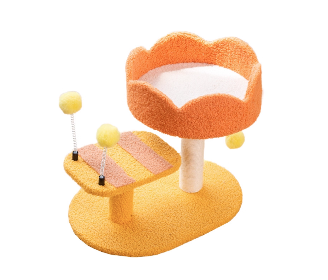 Tcherchi Honey Bee Kedi Tırmalama Pedli Kedi Yatağı