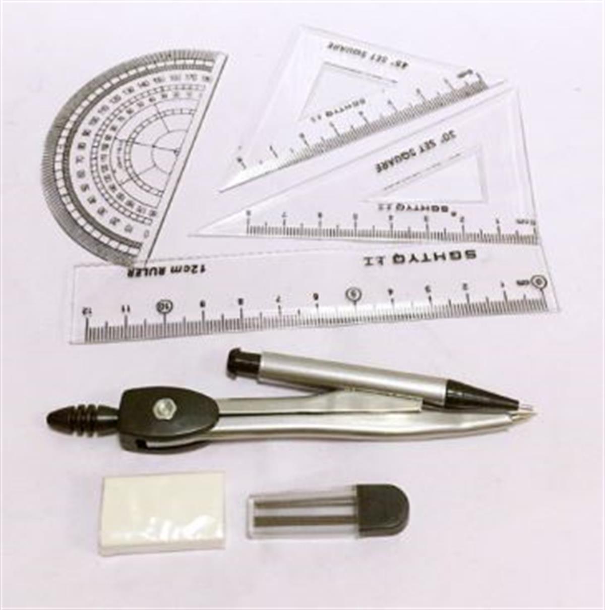 Tcherchi Kadın İlkokul Ortaokul Okul Seti Çanta Suluk Kalem Silgi Geometri Seti