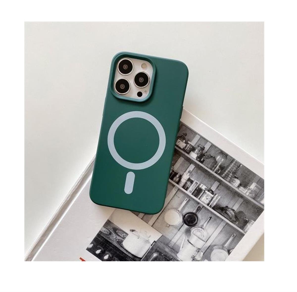 Tcherchi iPhone 13 Pro Max Kablosuz Şarj Kılıfı