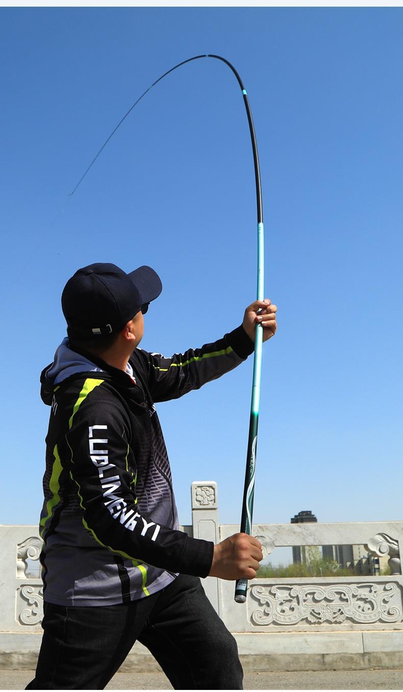 Tcherchi Karbon Olta Kamışı 5H28 Road Fishing Ayarlanabilir, Ultra Hafif ve Sert Uzun Balık Oltası