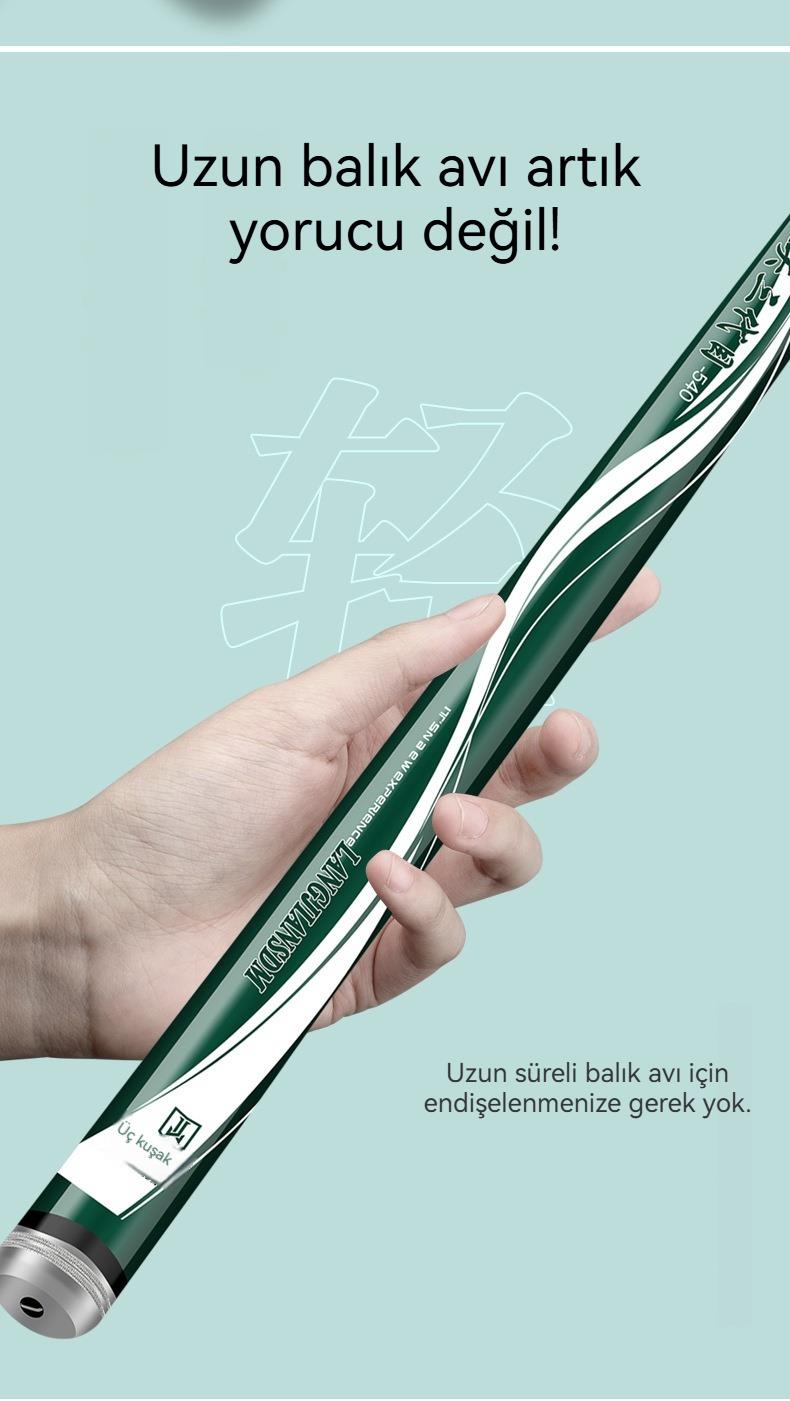 Tcherchi Karbon Olta Kamışı 8H19 Road Fishing Ayarlanabilir, Ultra Hafif ve Sert Uzun Balık Oltası